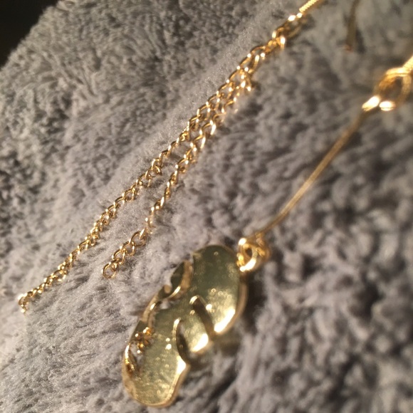 Asymmetrical Gold Plated Face Earrings - Picture 2 of 3